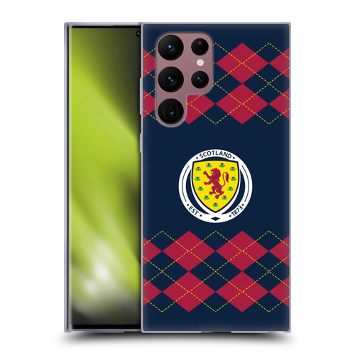 Scotland National Football Team Logo 2 Argyle Soft Gel Case for Samsung Galaxy S22 Ultra 5G