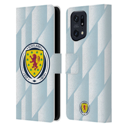 Scotland National Football Team Kits 2020-2021 Away Leather Book Wallet Case Cover For OPPO Find X5 Pro