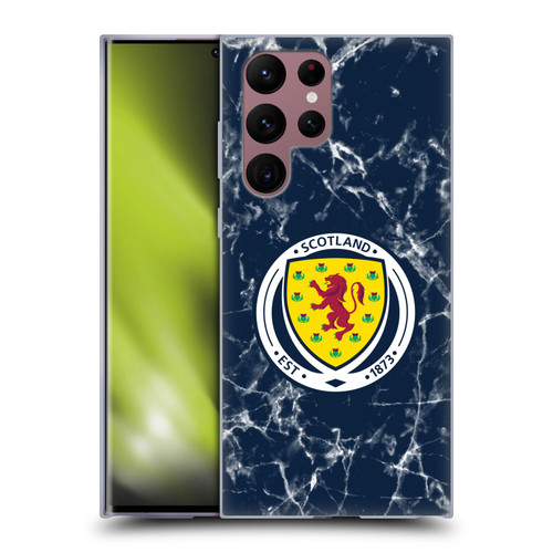 Scotland National Football Team Logo 2 Marble Soft Gel Case for Samsung Galaxy S22 Ultra 5G