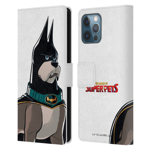 DC League Of Super Pets Graphics Ace Leather Book Wallet Case Cover For Apple iPhone 12 Pro Max