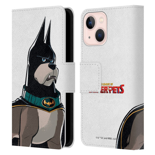 DC League Of Super Pets Graphics Ace Leather Book Wallet Case Cover For Apple iPhone 13 Mini