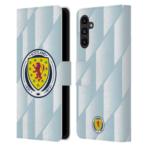 Scotland National Football Team Kits 2020-2021 Away Leather Book Wallet Case Cover For Samsung Galaxy A13 5G (2021)