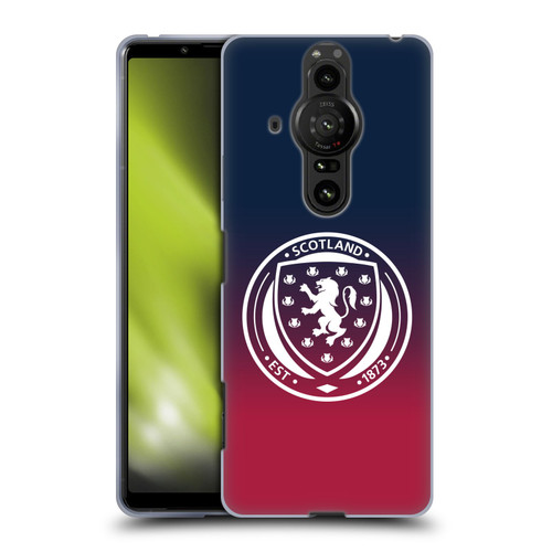 Scotland National Football Team Logo 2 Gradient Soft Gel Case for Sony Xperia Pro-I