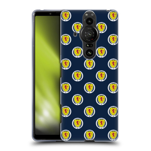 Scotland National Football Team Logo 2 Pattern Soft Gel Case for Sony Xperia Pro-I