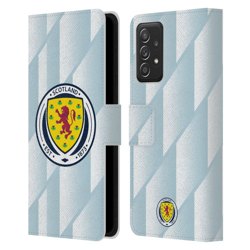 Scotland National Football Team Kits 2020-2021 Away Leather Book Wallet Case Cover For Samsung Galaxy A52 / A52s / 5G (2021)