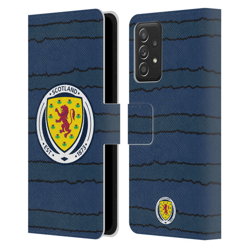 Scotland National Football Team Kits 2019-2021 Home Leather Book Wallet Case Cover For Samsung Galaxy A52 / A52s / 5G (2021)