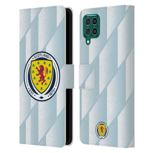 Scotland National Football Team Kits 2020-2021 Away Leather Book Wallet Case Cover For Samsung Galaxy F62 (2021)