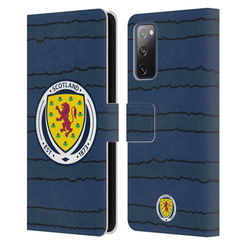 Scotland National Football Team Kits 2019-2021 Home Leather Book Wallet Case Cover For Samsung Galaxy S20 FE / 5G