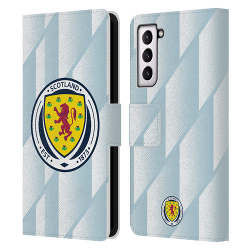 Scotland National Football Team Kits 2020-2021 Away Leather Book Wallet Case Cover For Samsung Galaxy S21 5G