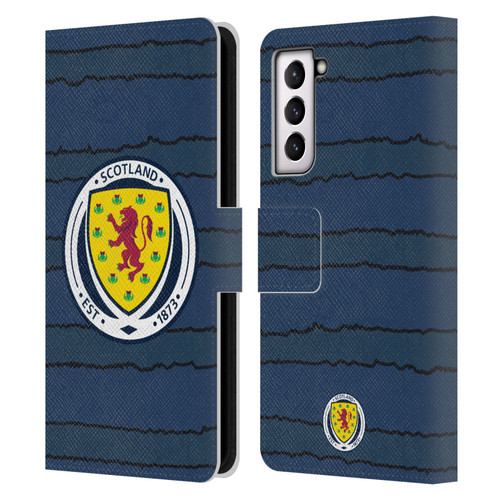 Scotland National Football Team Kits 2019-2021 Home Leather Book Wallet Case Cover For Samsung Galaxy S21 5G