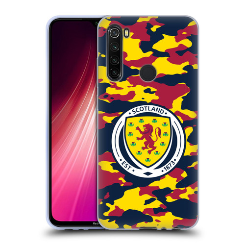 Scotland National Football Team Logo 2 Camouflage Soft Gel Case for Xiaomi Redmi Note 8T