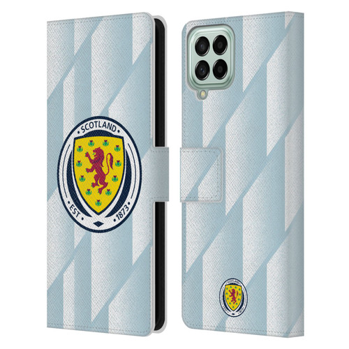 Scotland National Football Team Kits 2020-2021 Away Leather Book Wallet Case Cover For Samsung Galaxy M53 (2022)