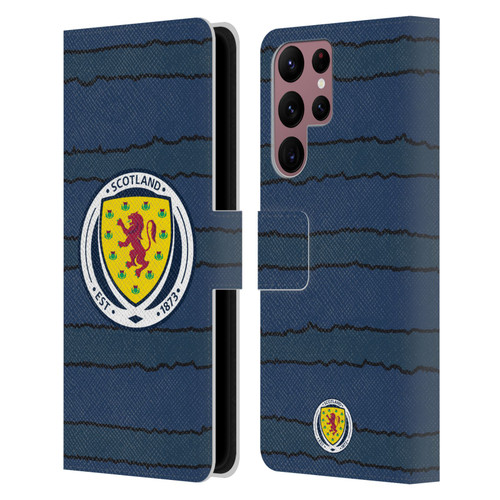 Scotland National Football Team Kits 2019-2021 Home Leather Book Wallet Case Cover For Samsung Galaxy S22 Ultra 5G