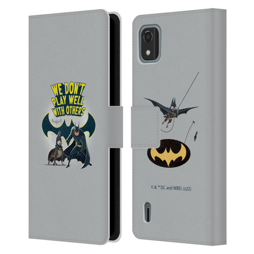 DC League Of Super Pets Graphics We Don't Play Well With Others Leather Book Wallet Case Cover For Nokia C2 2nd Edition