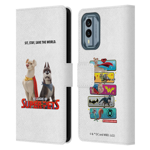 DC League Of Super Pets Graphics Characters 1 Leather Book Wallet Case Cover For Nokia X30