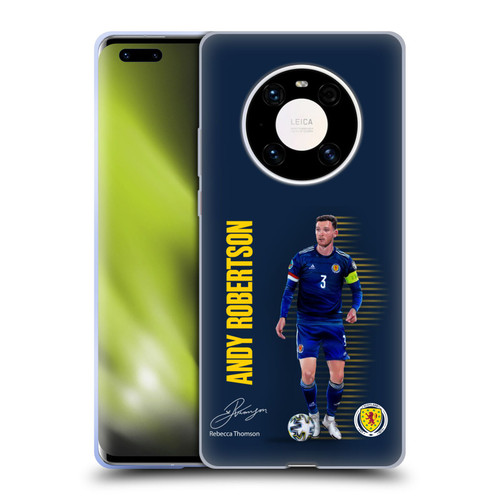 Scotland National Football Team Players Andy Robertson Soft Gel Case for Huawei Mate 40 Pro 5G