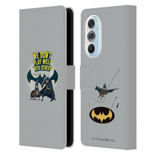 DC League Of Super Pets Graphics We Don't Play Well With Others Leather Book Wallet Case Cover For Motorola Edge X30