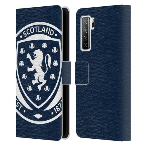 Scotland National Football Team Logo 2 Oversized Leather Book Wallet Case Cover For Huawei Nova 7 SE/P40 Lite 5G