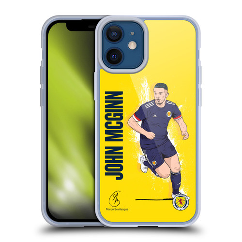 Scotland National Football Team Players John McGinn Soft Gel Case for Apple iPhone 12 Mini
