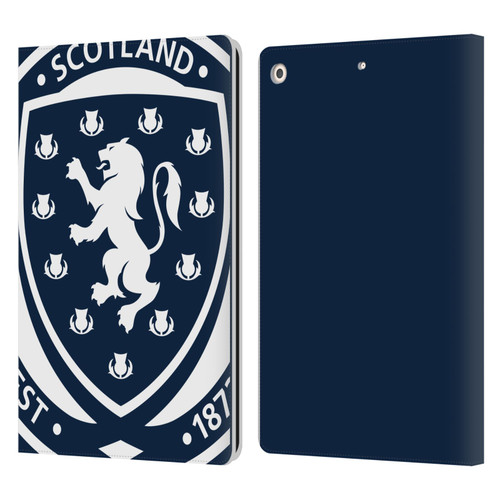 Scotland National Football Team Logo 2 Oversized Leather Book Wallet Case Cover For Apple iPad 10.2 2019/2020/2021