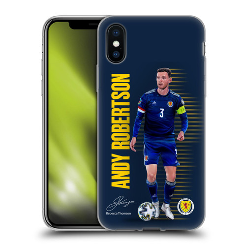 Scotland National Football Team Players Andy Robertson Soft Gel Case for Apple iPhone X / iPhone XS