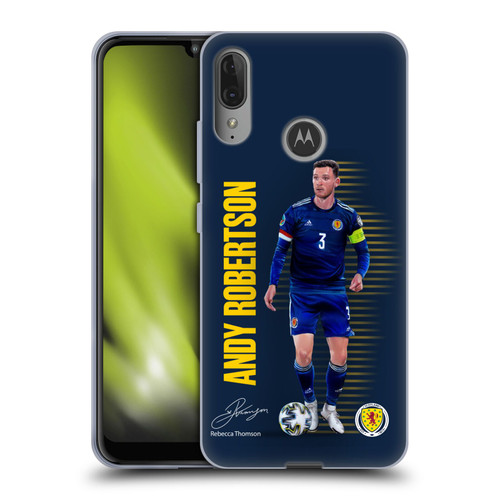 Scotland National Football Team Players Andy Robertson Soft Gel Case for Motorola Moto E6 Plus