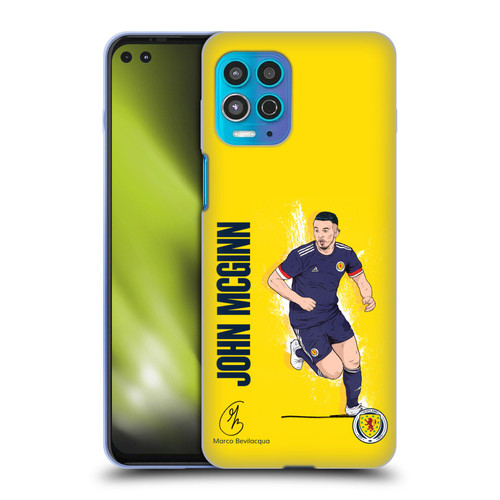 Scotland National Football Team Players John McGinn Soft Gel Case for Motorola Moto G100