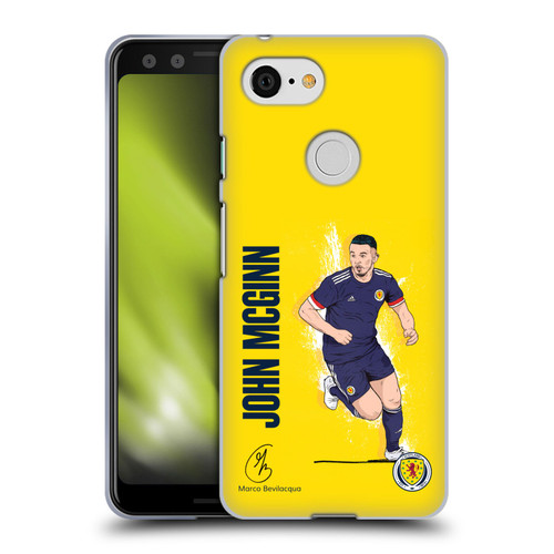 Scotland National Football Team Players John McGinn Soft Gel Case for Google Pixel 3