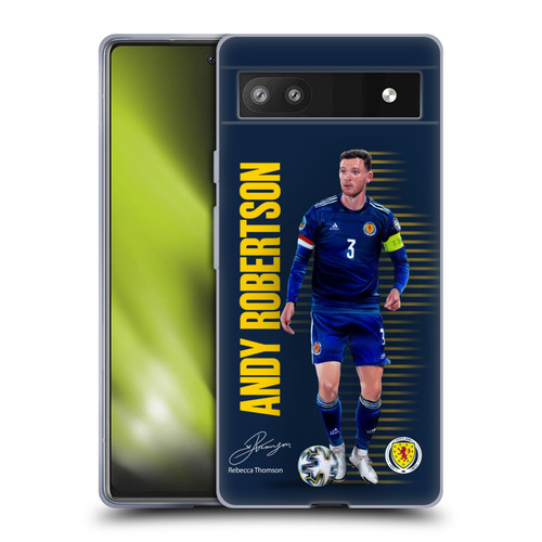 Scotland National Football Team Players Andy Robertson Soft Gel Case for Google Pixel 6a