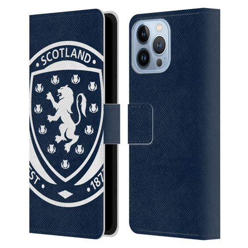 Scotland National Football Team Logo 2 Oversized Leather Book Wallet Case Cover For Apple iPhone 13 Pro Max