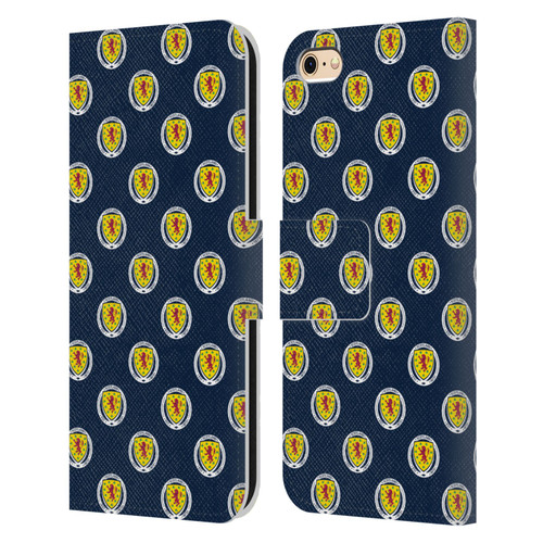 Scotland National Football Team Logo 2 Pattern Leather Book Wallet Case Cover For Apple iPhone 6 / iPhone 6s
