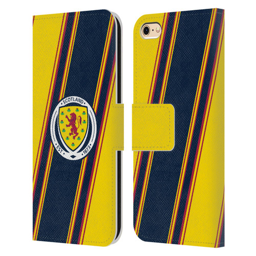 Scotland National Football Team Logo 2 Stripes Leather Book Wallet Case Cover For Apple iPhone 6 / iPhone 6s