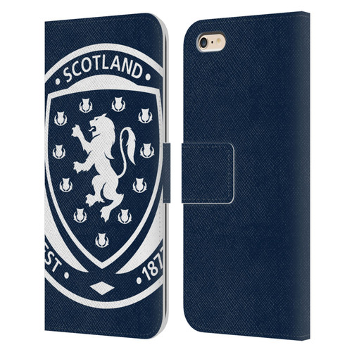 Scotland National Football Team Logo 2 Oversized Leather Book Wallet Case Cover For Apple iPhone 6 Plus / iPhone 6s Plus