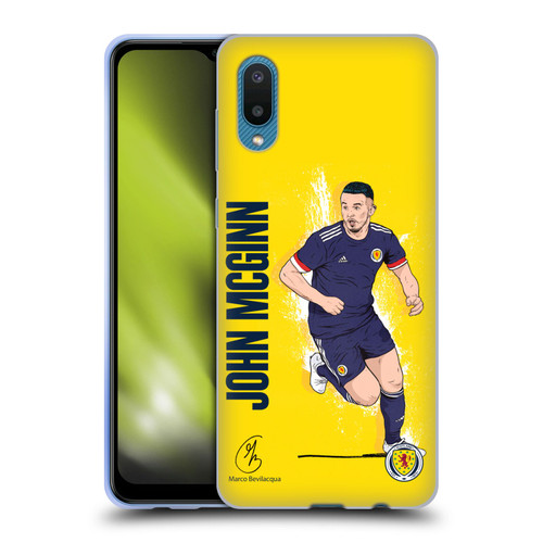 Scotland National Football Team Players John McGinn Soft Gel Case for Samsung Galaxy A02/M02 (2021)