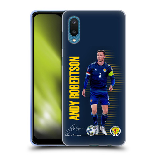 Scotland National Football Team Players Andy Robertson Soft Gel Case for Samsung Galaxy A02/M02 (2021)