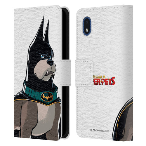 DC League Of Super Pets Graphics Ace Leather Book Wallet Case Cover For Samsung Galaxy A01 Core (2020)