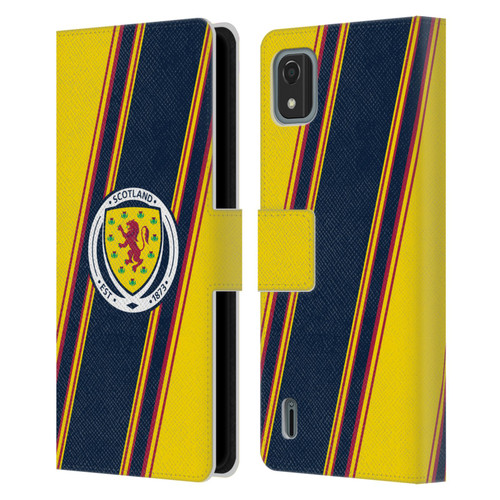 Scotland National Football Team Logo 2 Stripes Leather Book Wallet Case Cover For Nokia C2 2nd Edition