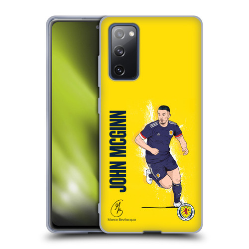 Scotland National Football Team Players John McGinn Soft Gel Case for Samsung Galaxy S20 FE / 5G