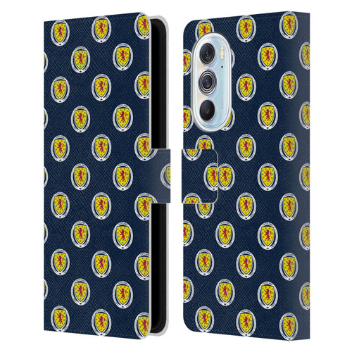 Scotland National Football Team Logo 2 Pattern Leather Book Wallet Case Cover For Motorola Edge X30