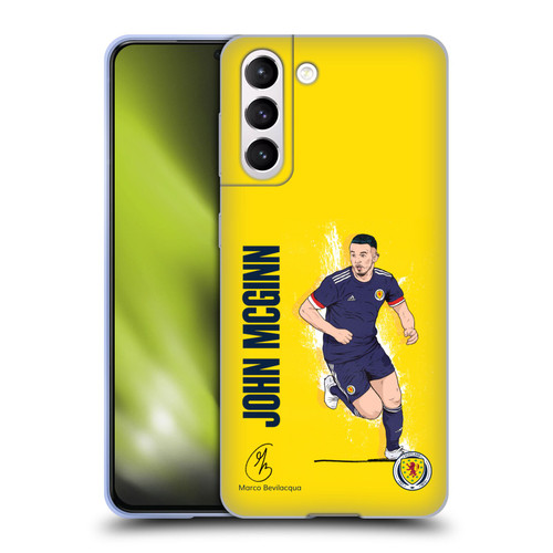 Scotland National Football Team Players John McGinn Soft Gel Case for Samsung Galaxy S21 5G