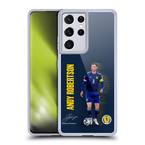 Scotland National Football Team Players Andy Robertson Soft Gel Case for Samsung Galaxy S21 Ultra 5G