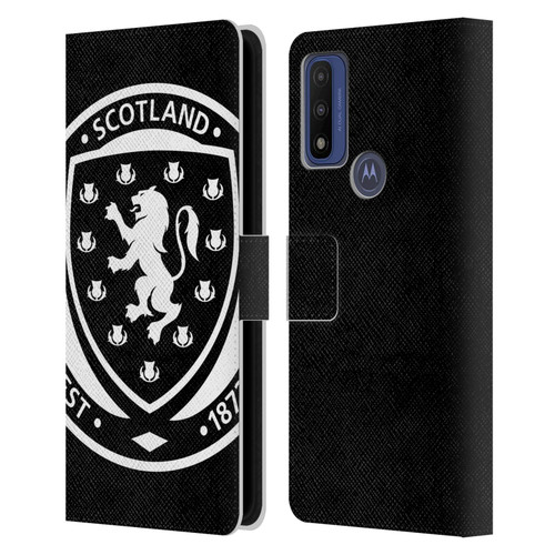 Scotland National Football Team Logo 2 Oversized Leather Book Wallet Case Cover For Motorola G Pure