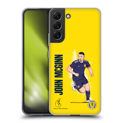 Scotland National Football Team Players John McGinn Soft Gel Case for Samsung Galaxy S22+ 5G