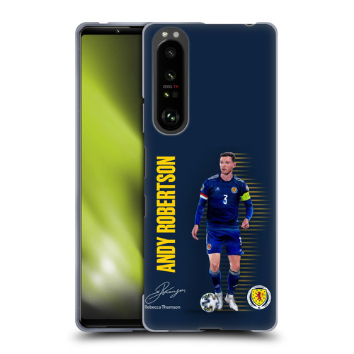 Scotland National Football Team Players Andy Robertson Soft Gel Case for Sony Xperia 1 III
