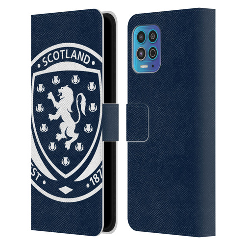 Scotland National Football Team Logo 2 Oversized Leather Book Wallet Case Cover For Motorola Moto G100