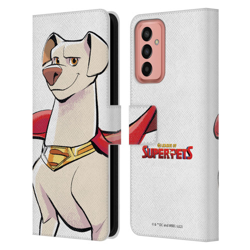 DC League Of Super Pets Graphics Krypto Leather Book Wallet Case Cover For Samsung Galaxy M13 (2022)