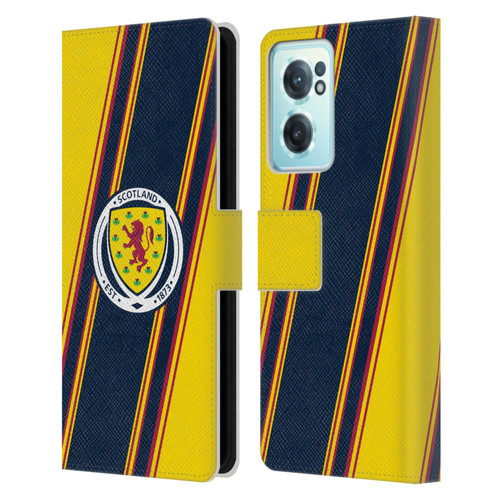 Scotland National Football Team Logo 2 Stripes Leather Book Wallet Case Cover For OnePlus Nord CE 2 5G