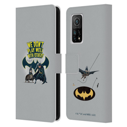 DC League Of Super Pets Graphics We Don't Play Well With Others Leather Book Wallet Case Cover For Xiaomi Mi 10T 5G
