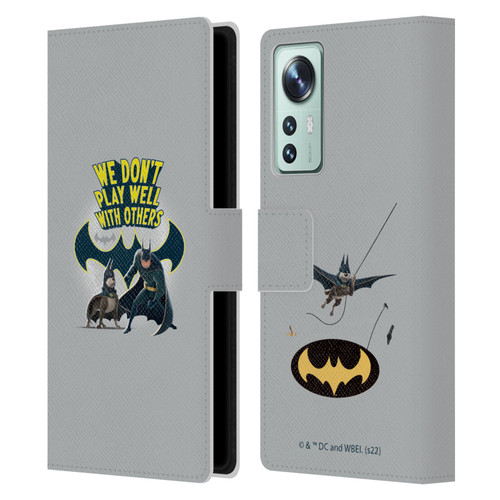 DC League Of Super Pets Graphics We Don't Play Well With Others Leather Book Wallet Case Cover For Xiaomi 12