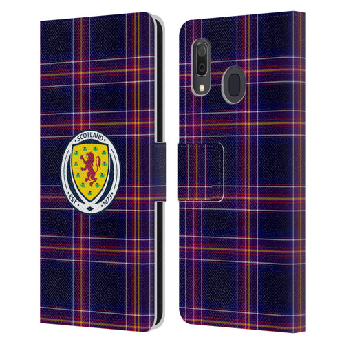 Scotland National Football Team Logo 2 Tartan Leather Book Wallet Case Cover For Samsung Galaxy A33 5G (2022)